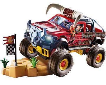 Playmobil® Spielwelt Stuntshow Monster Truck Horned 70549 Rot, Stunt-Auto Action Pickup Fahrzeug Jeep Monstertruck Spielzeug-Set