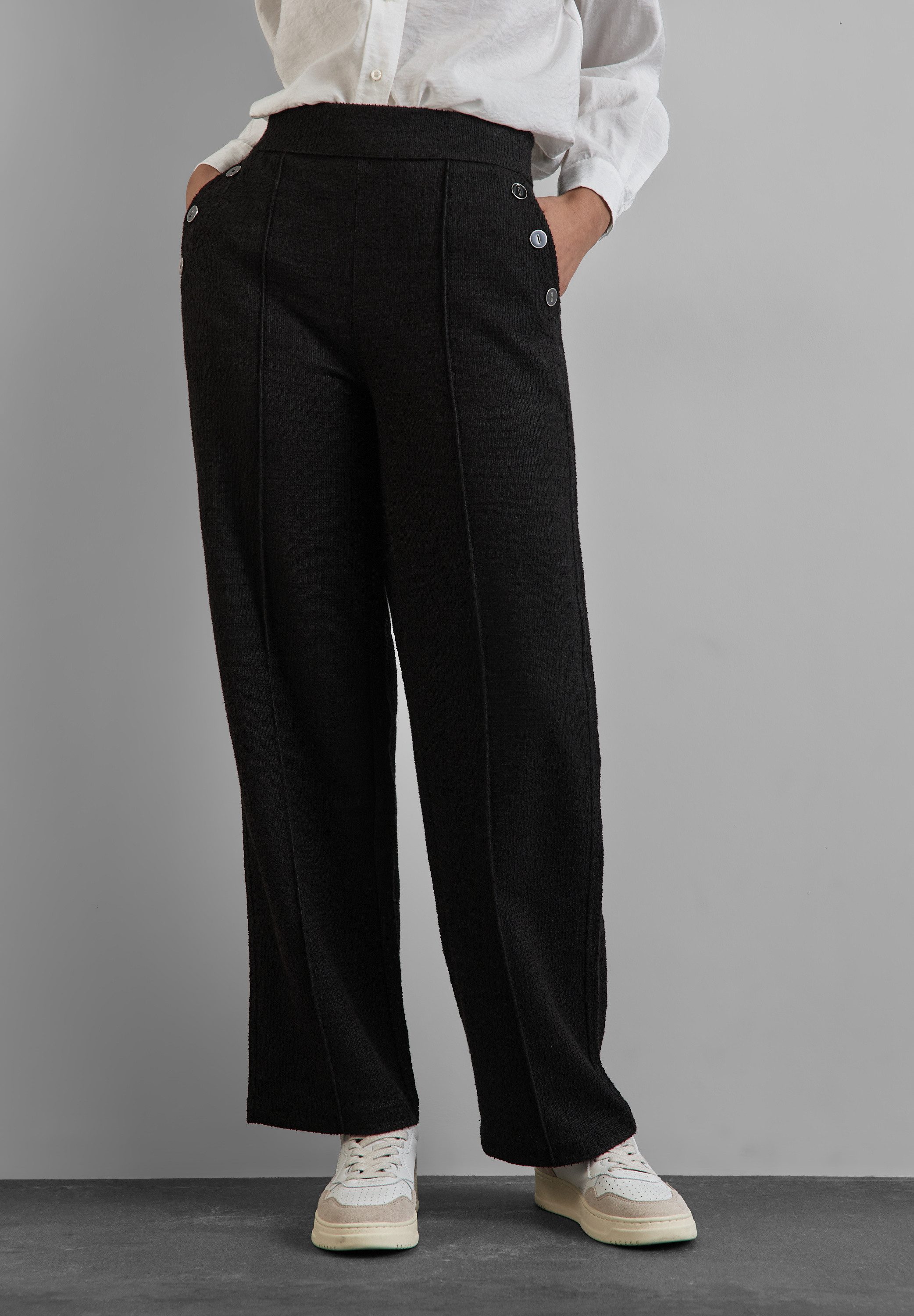 STREET ONE Stoffhose High Waist günstig online kaufen