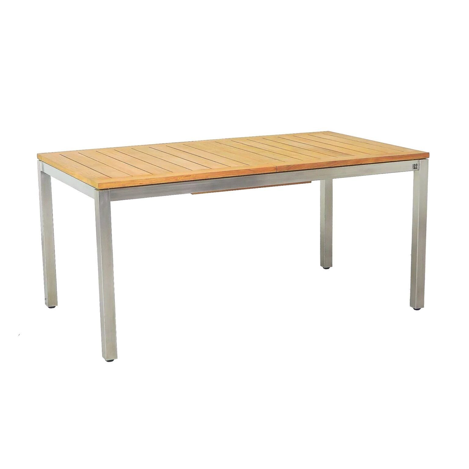 CASA DOMA Gartentisch Ugento, Edelstahl/Teak, ausziehbar, günstig online kaufen