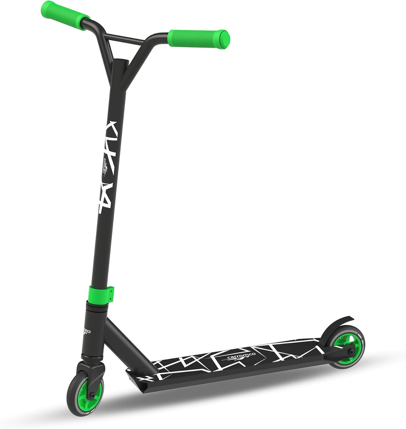 Carromco Cityroller Profi Stunt Roller Action Rider 100, Tretroller, Kickscooter, Rutschfeste Tragfläche, Scooter mit HIC