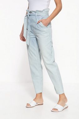 ATT Jeans Relax-fit-Jeans Moon im Paperbag-Design mit Streifenmuster
