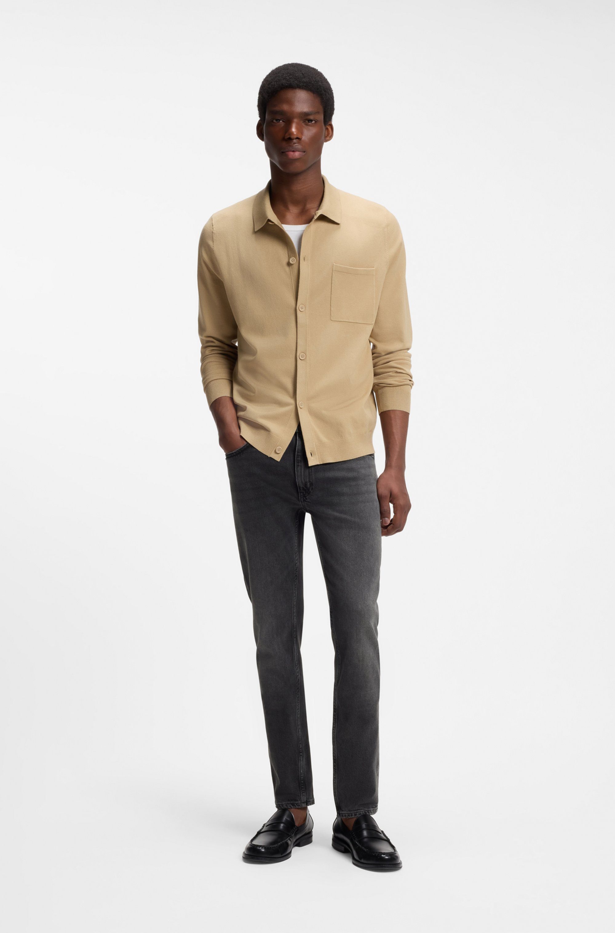 HUGO Slim-fit-Jeans HUGO 734 aus Stretch-Denim, extra schmal