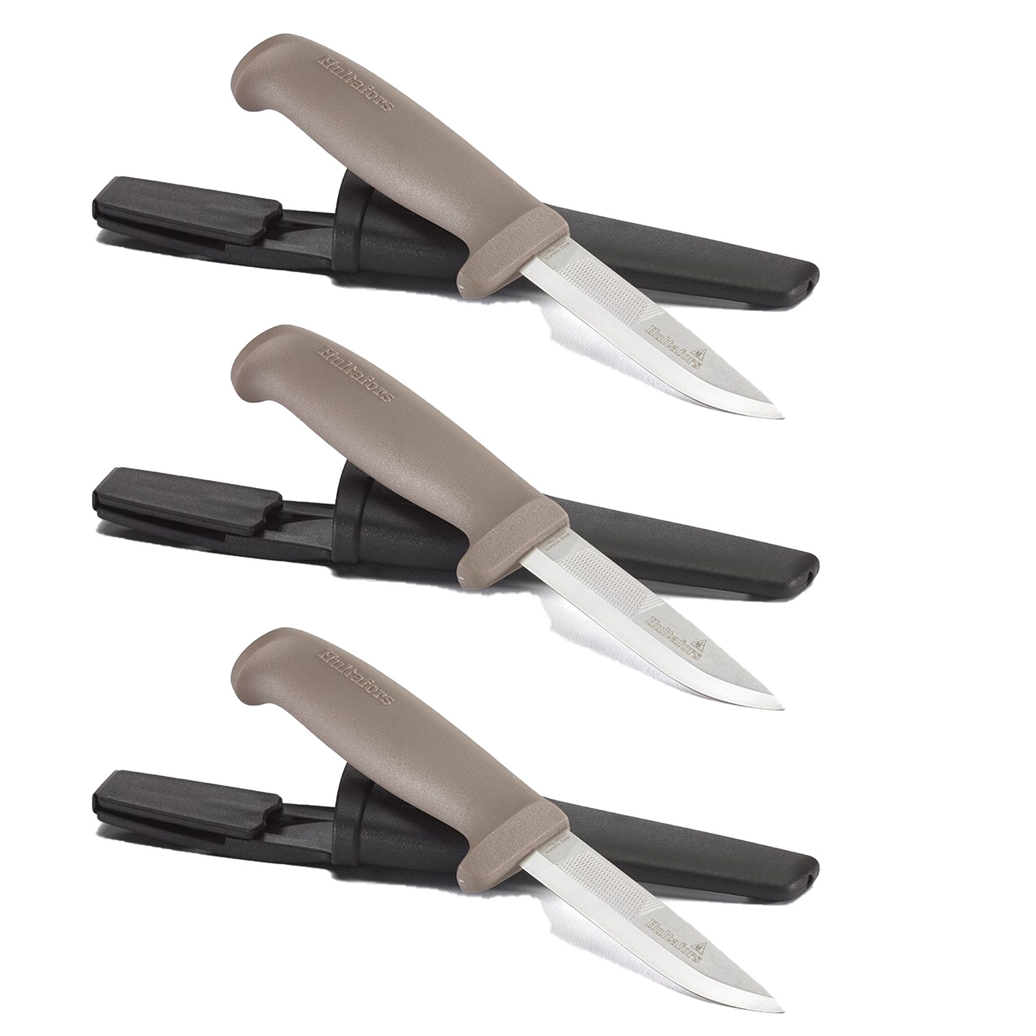 Hultafors Cuttermesser 3 x Hultafors Installateur HLK-Messer VVS 380050 inklusive Holster