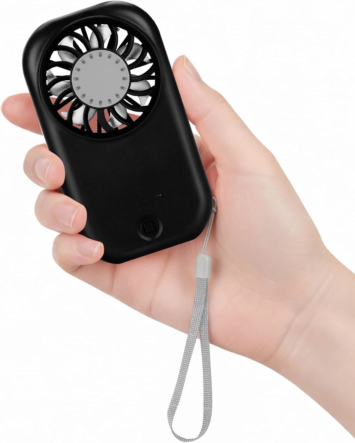 Minicloss Handventilator Mini Handventilator, USB-C Wiederaufladbar Taschenventilator, Ultraleicht und tragbar, für Reise & Unterwegs, Make-up