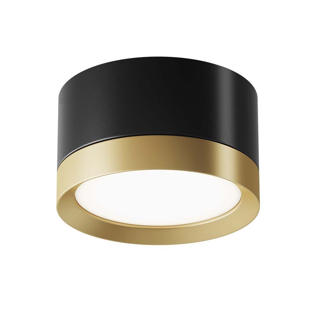 Maytoni Deckenspot, Deckenlampe Leuchte Aufbaulampe Esszimmerleuchte Alu schwarz gold D | Deckenstrahler
