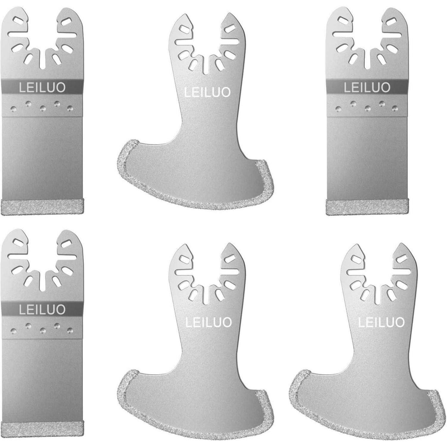 LuxusKollektion Diamantsegmentsägeblatt Fugenentferner Sägeblatt Multitool 2mm Fliesenfugen 6tlg Diamant