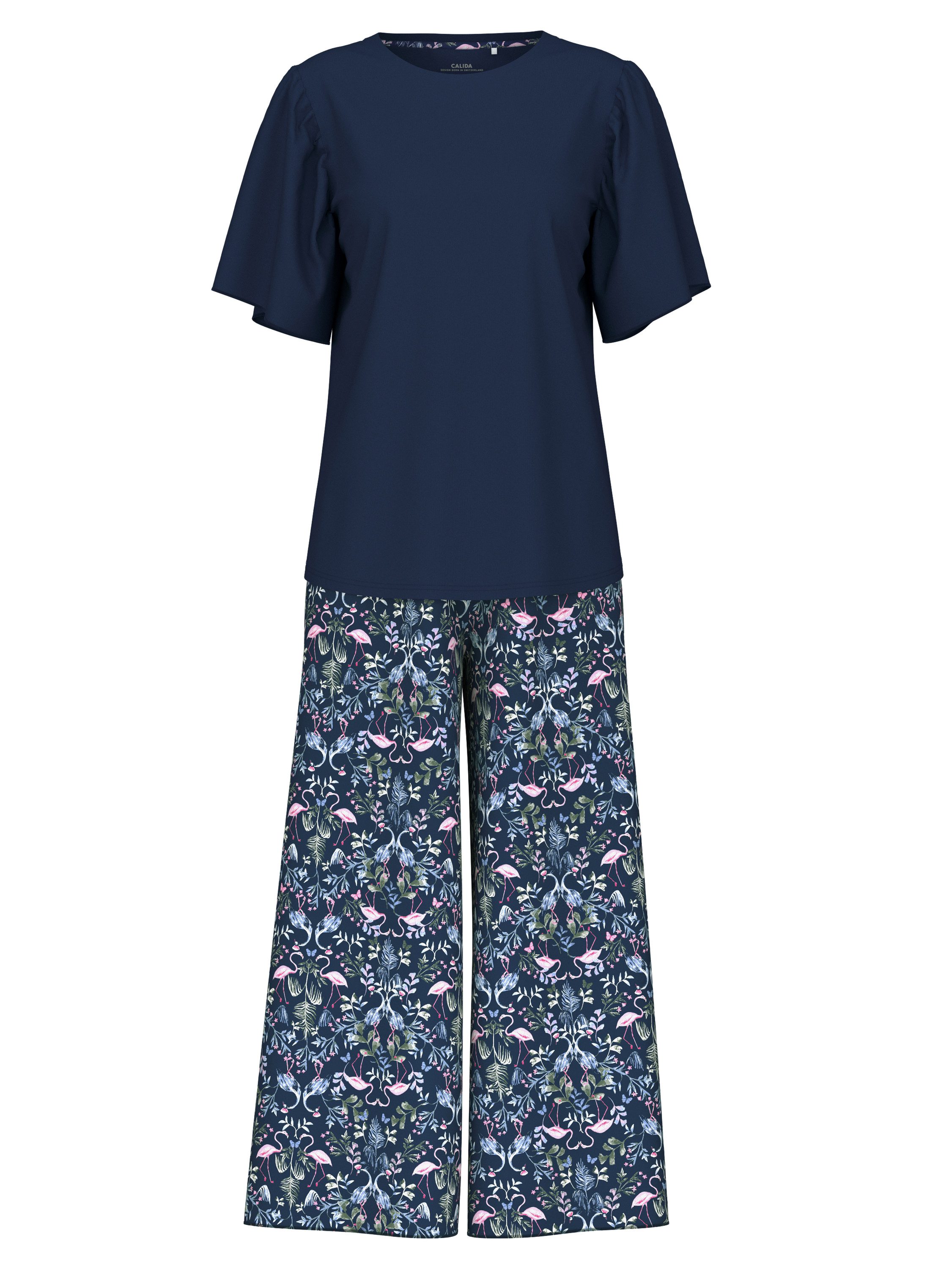CALIDA Capri-Pyjama Flamingo Dreams Damen (2 günstig online kaufen