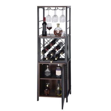 VEVOR Weinschrank 18-Zoll-Industrie-Barschrank, Weintisch für Spirituosen und Gläser