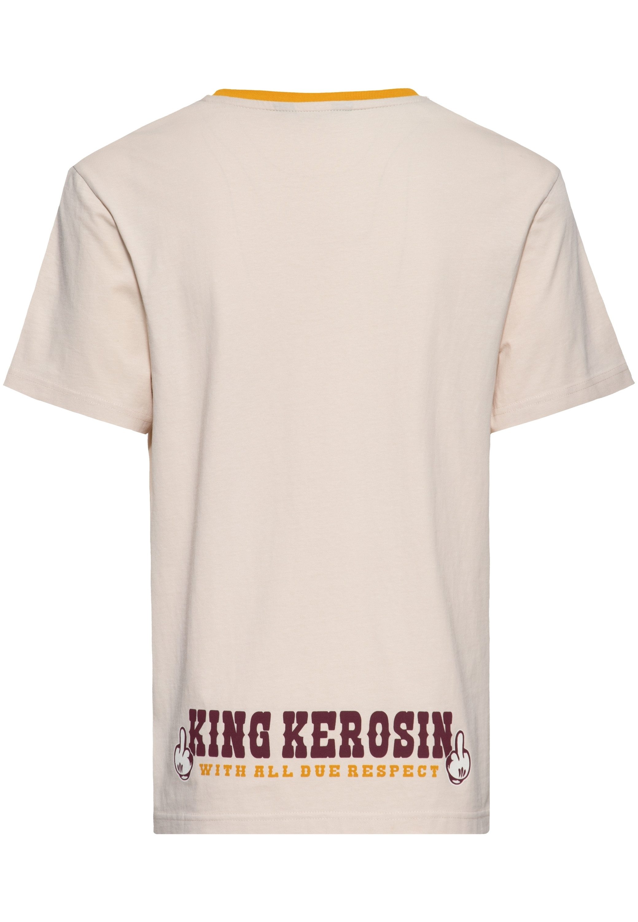KingKerosin Print-Shirt Sex, Drugs & Rock 'n' Roll (1-tlg) mit Statement-Print