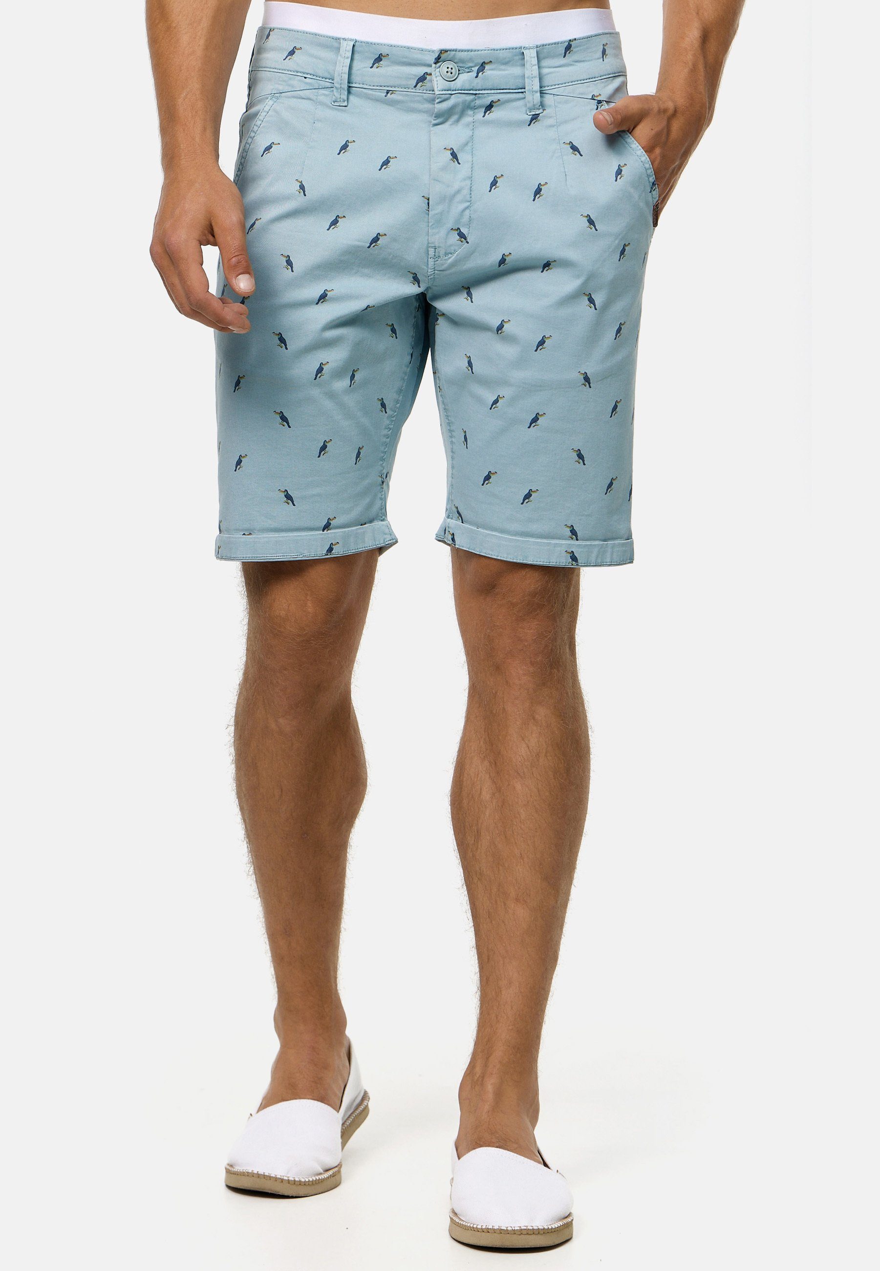 Indicode Chinoshorts Herren Elisa Chino Shorts Herrenshorts aus elastischer günstig online kaufen