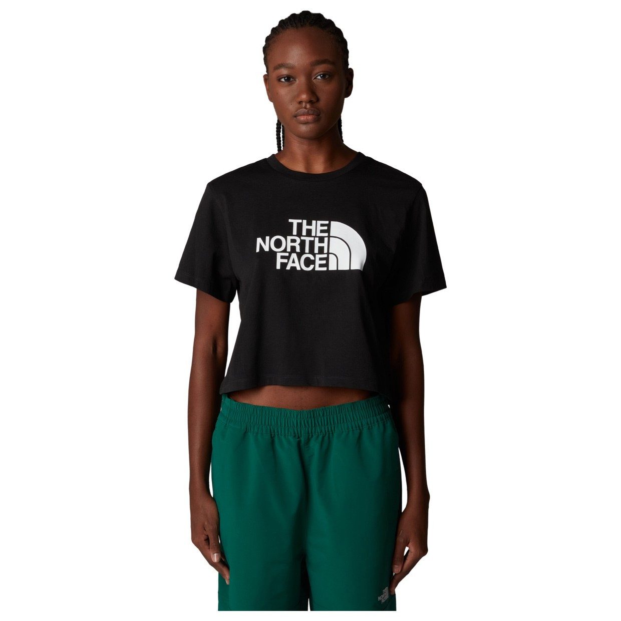 The North Face Kurzarmshirt W S/S EASY RELAXED CROPPED TEE TNF Black günstig online kaufen