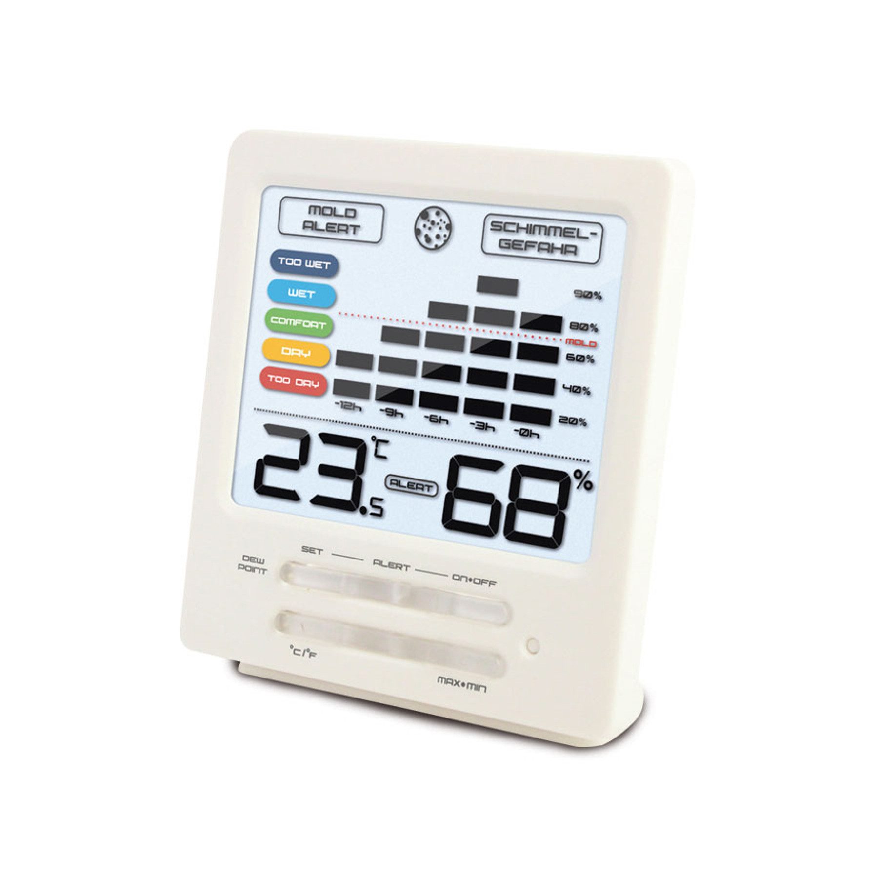 Anzeigegerät TECHNOLINE Digitales Thermometer-Hygrometer WS9420