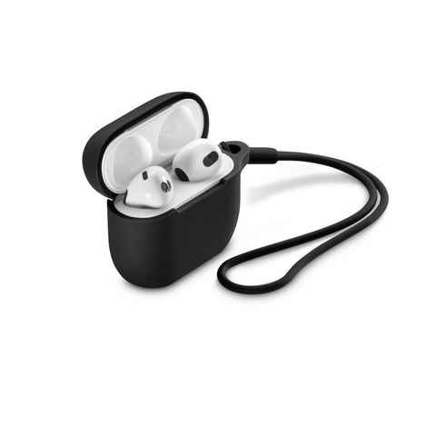 Hama Kopfhörer-Schutzhülle Schutzhülle aus Silikon für das Ladecase AirPods 3. Generation, Kratzfestes Sleeve, Ultra Slim, Wireless Charging kompatibel