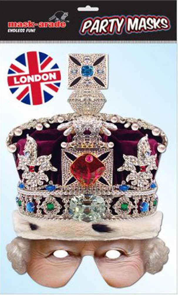 Verkleidungsmaske Queen - Masken - Crown Maske günstig online kaufen