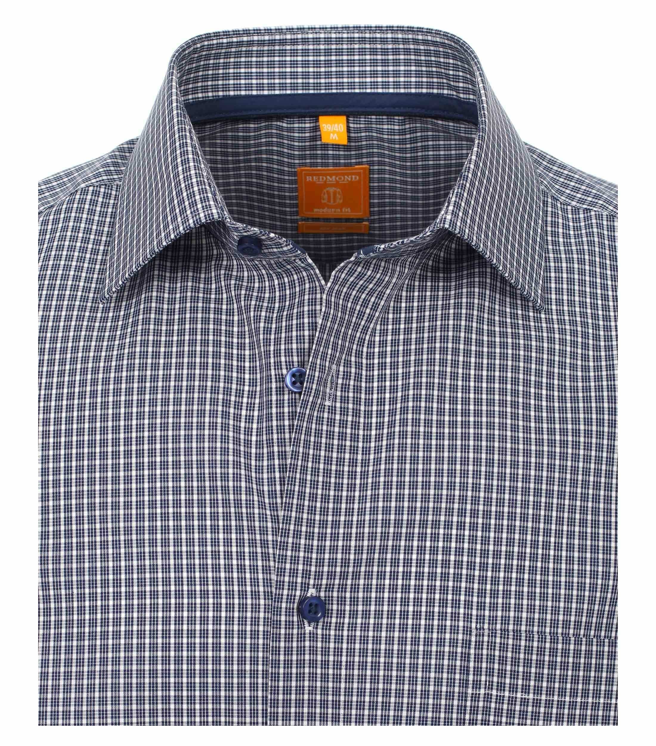 Redmond Businesshemd kariert Modern Fit