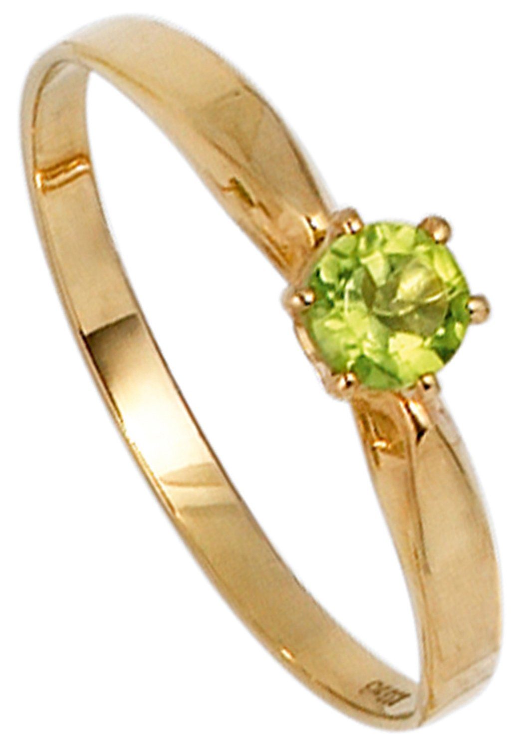 JOBO Goldring, 585 Gold mit Peridot günstig online kaufen