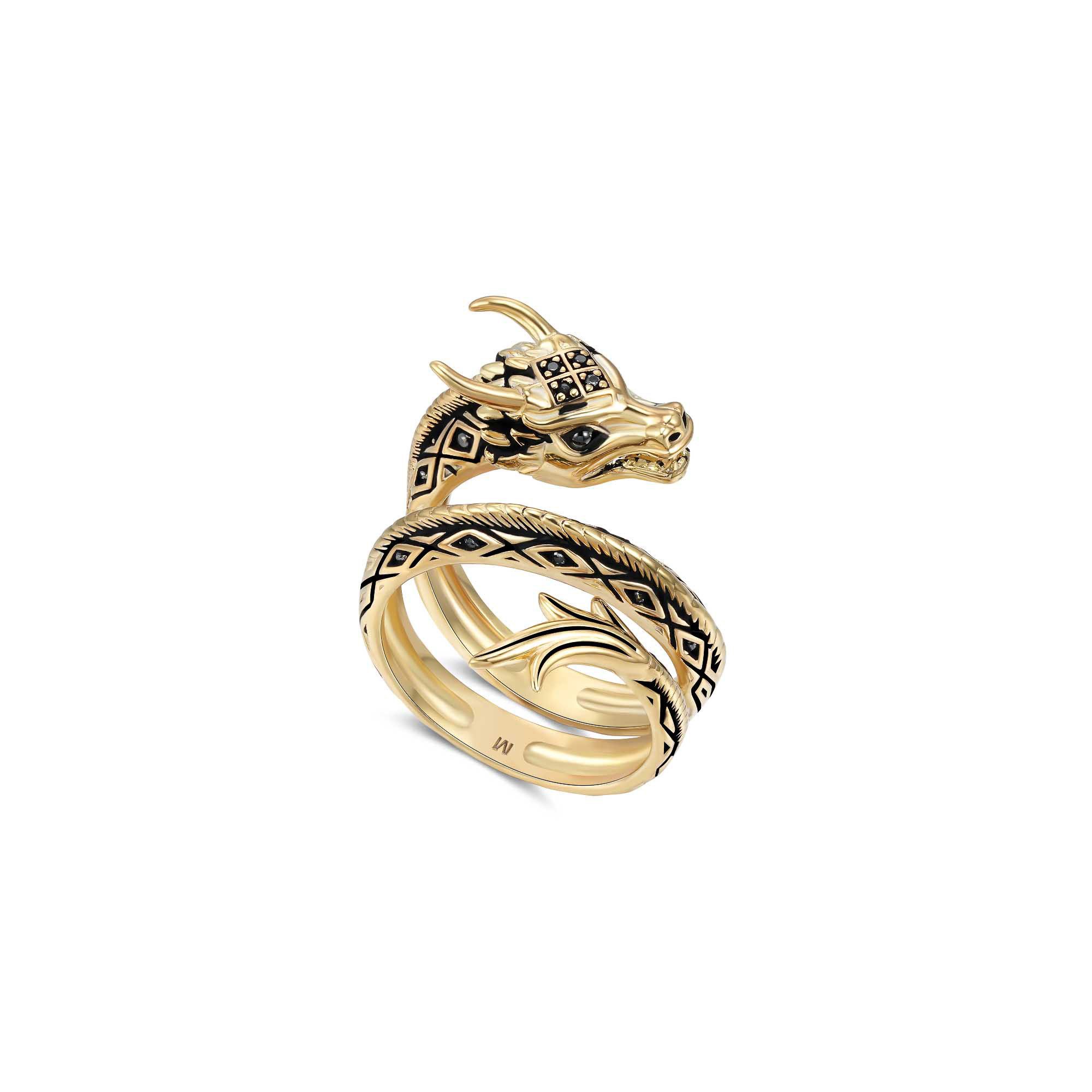 Silberring Belarius Drachen Ring