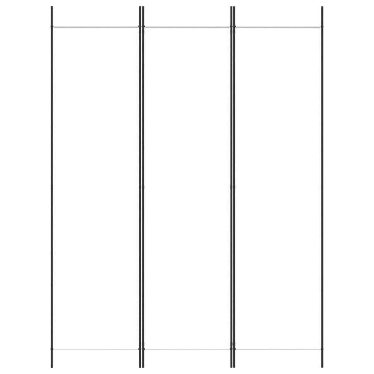 LuxusKollektion Paravent Raumteiler Paravent 150x200 weiß (1 St)