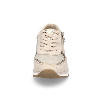 MARCO TOZZI Marco Tozzi Damen Sneaker beige gold Sneaker