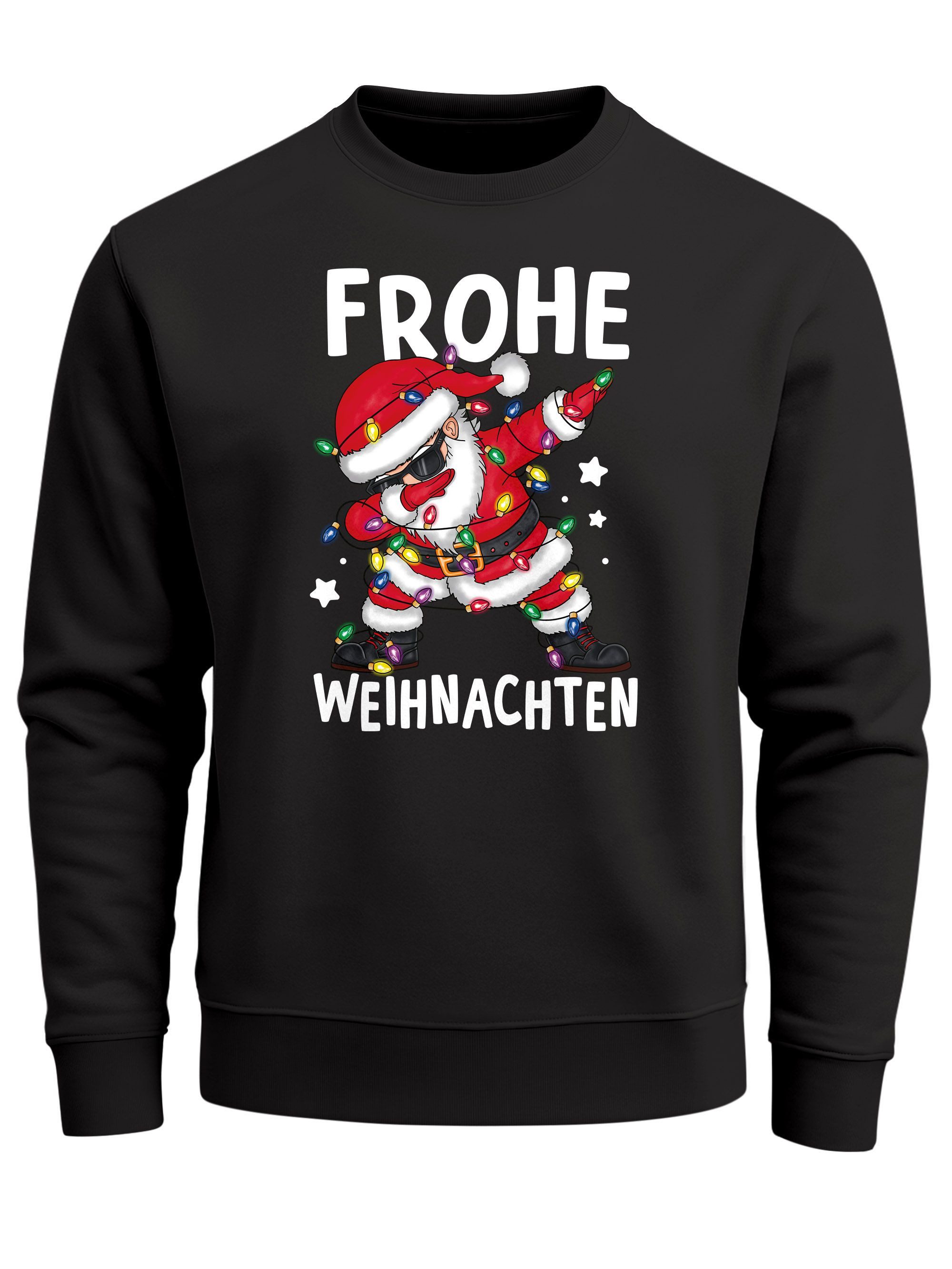 Sweatshirt Sweatshirt Herren Weihnachtspullover Frohe Weihnachten Aufdruck