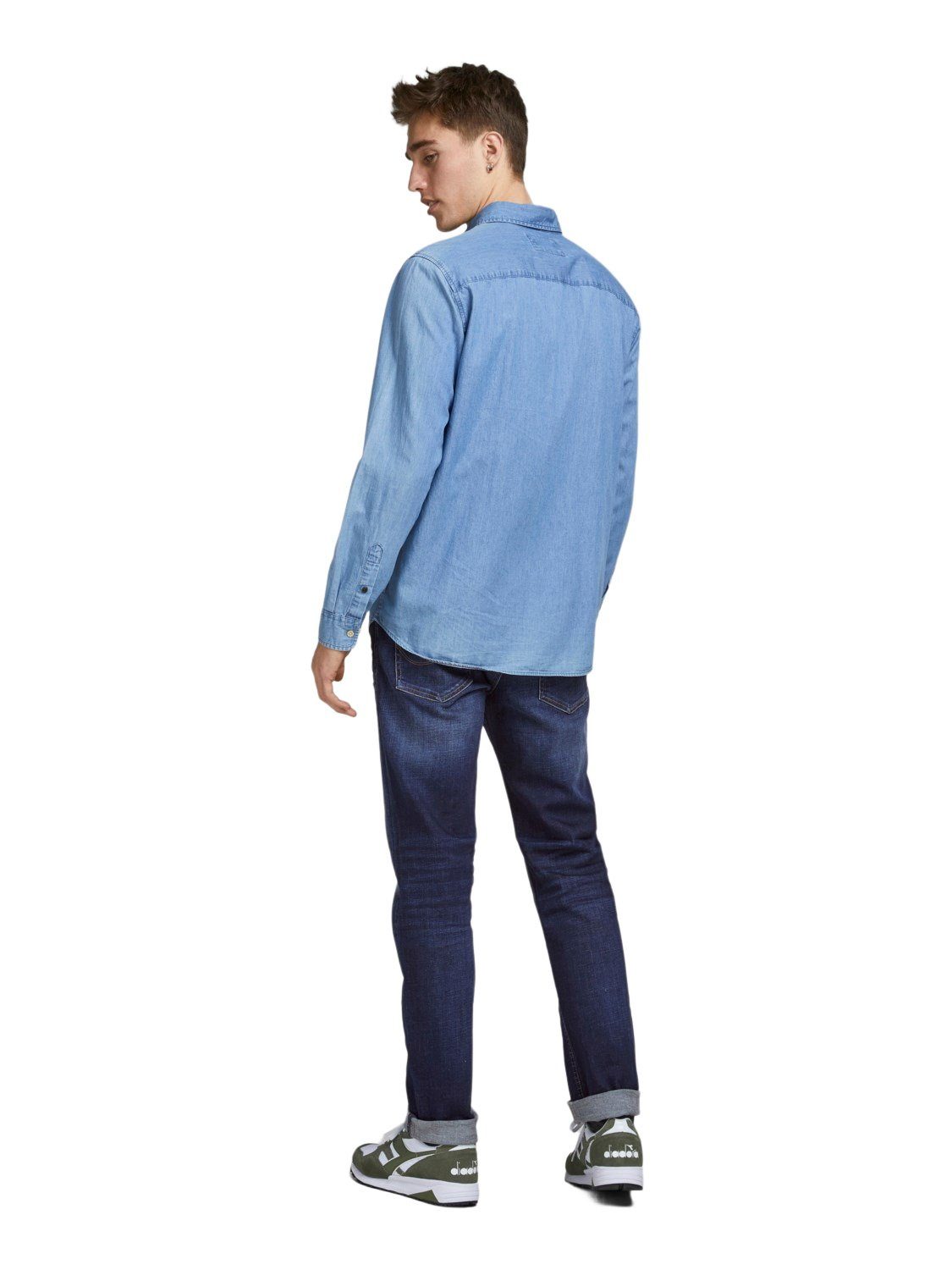 mit Jack Jones JOS Stretch Jeanshose 278 & Straight-Jeans JJORIGINAL JJICLARK