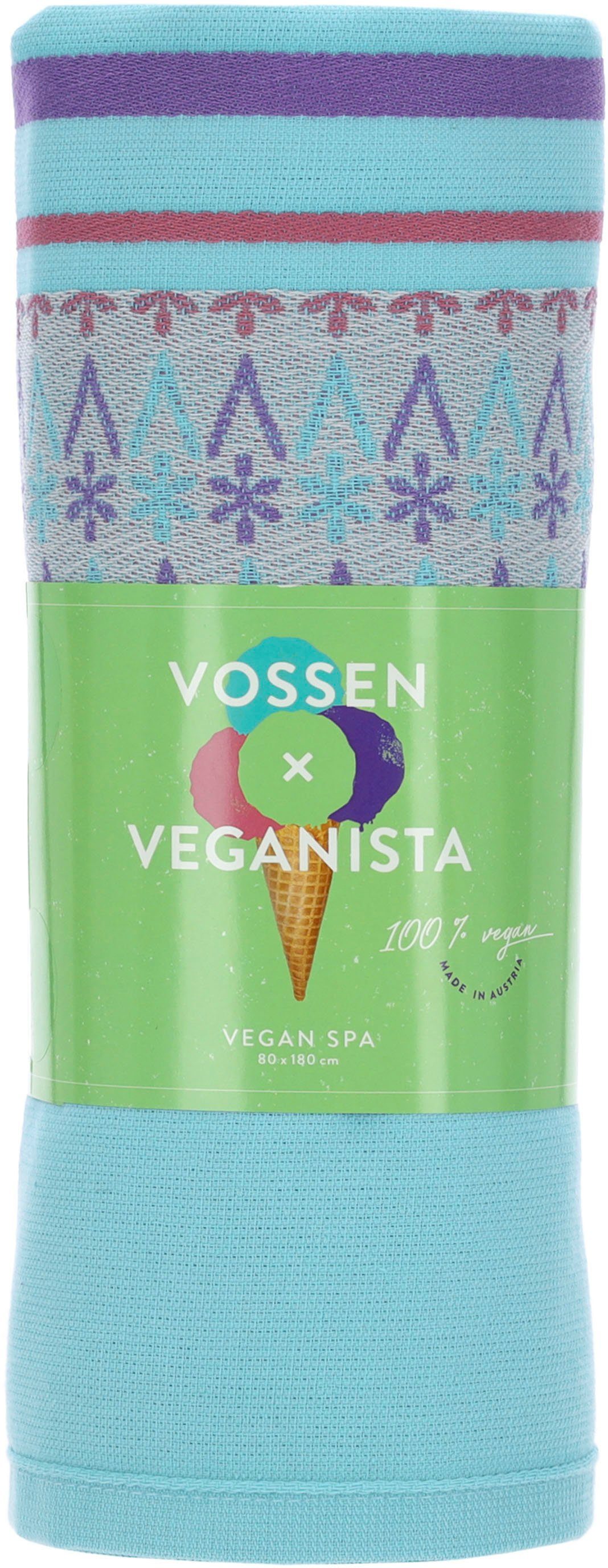 (1-St), eis Design Vossen All-Over im Elementen vegan mit geometrischen Hamamtuch date Jacquard spa,