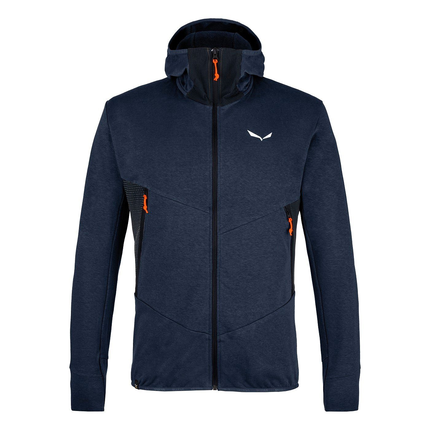 Salewa Fleecejacke Kletter-Kapuzenjacke Lavaredo Hemp (kühlender Tragekomfort) navyblau