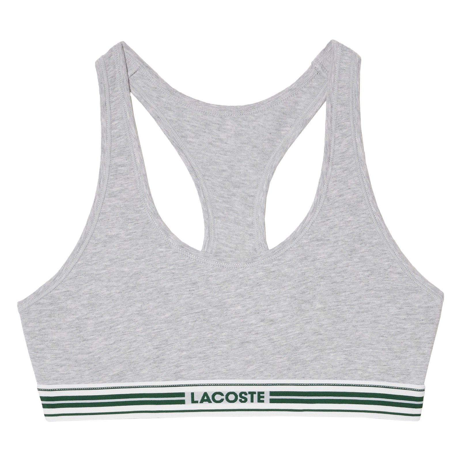 Lacoste Bralette Heritage Bralette mit Ringerrücken (1-tlg) mit Logo und Streifen auf dem Band