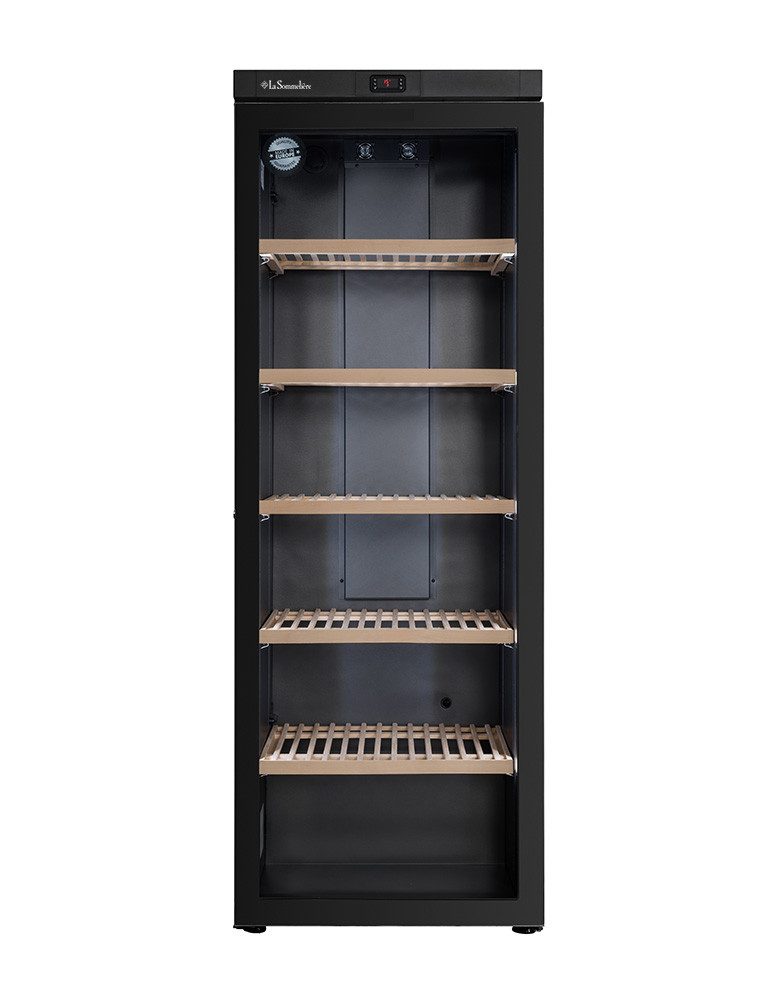 La Sommelière Weinkühlschrank VIP330VBLACK, für 329 Standardflaschen á 0,75l,Multi-Zonen-Schrank, ideal für die Lagerung von Wein