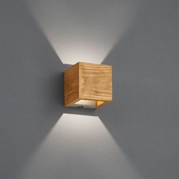 etc-shop LED Wandleuchte, Leuchtmittel inklusive, Warmweiß, Wandstrahler mit Schalter Wandspot LED Wohnzimmer Wandleuchte aus