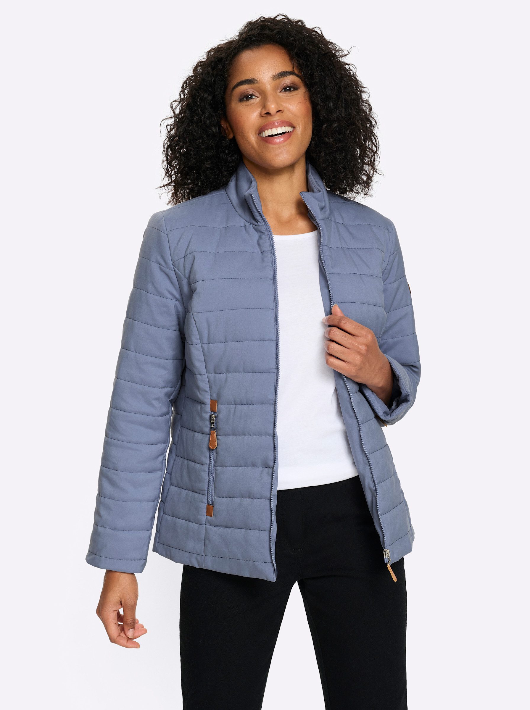 Sieh an! Allwetterjacke Steppjacke Langarm