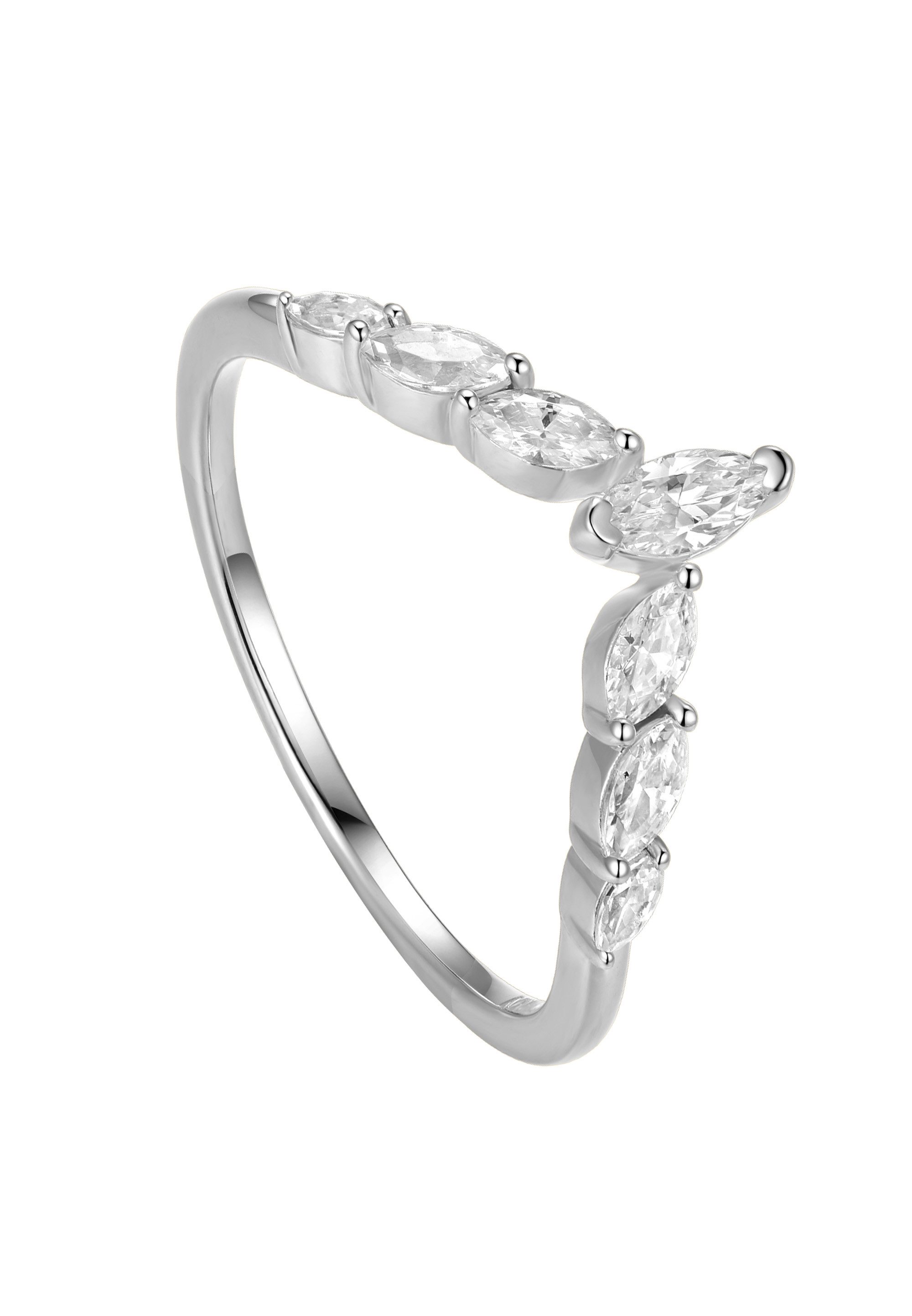 NANA KAY Fingerring Sparkly Couture, mit farblosem Stein