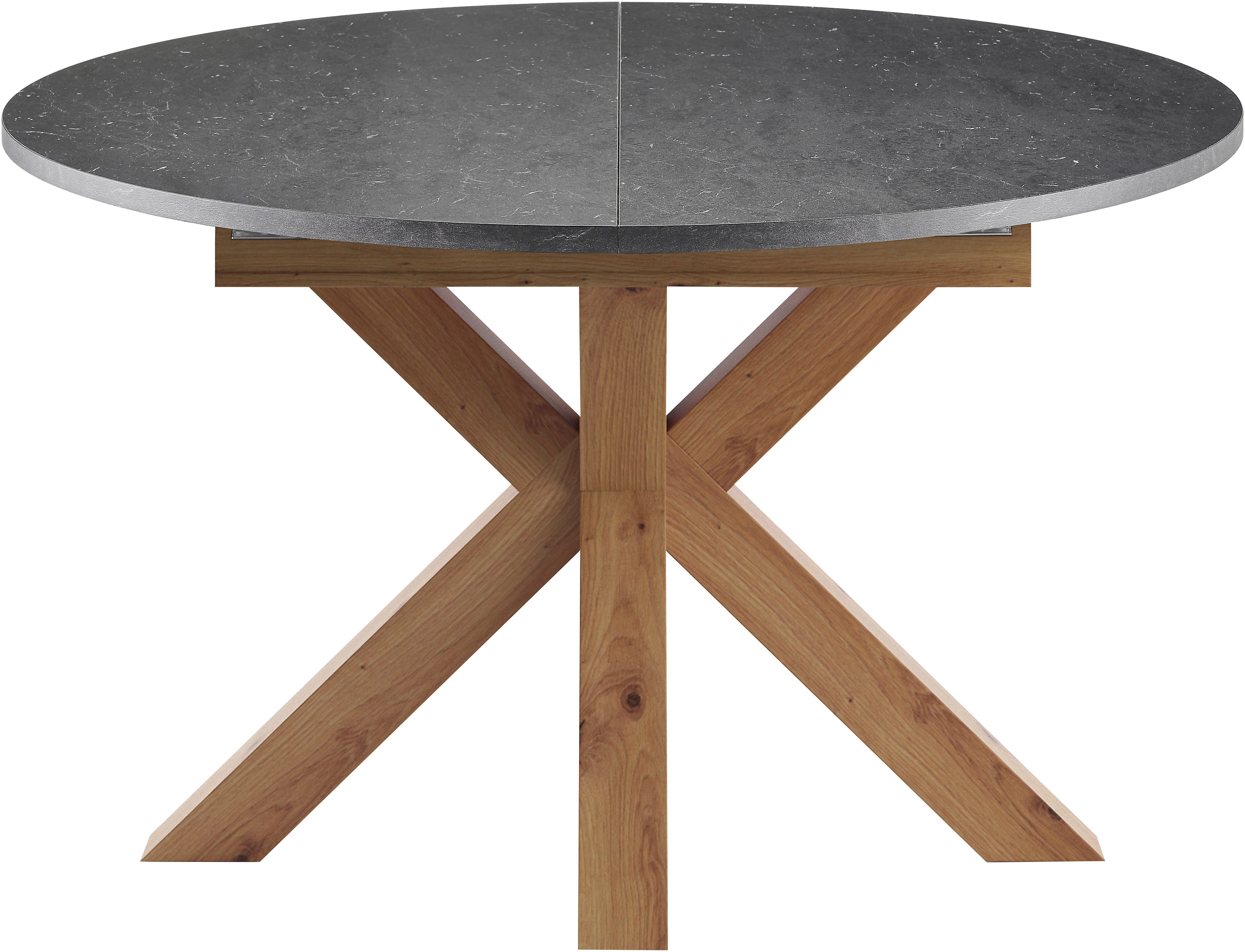 set one by Musterring Esstisch New Atlanta, mit runder Platte, ausziehbar, Stern-Fuß, Maße Ø130cm (170x130cm)