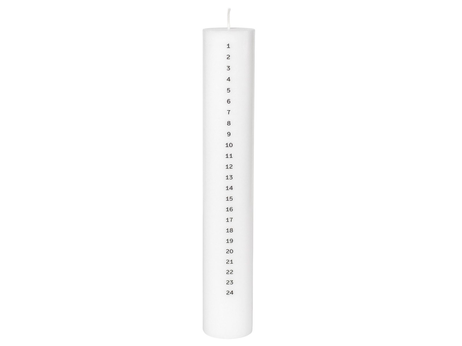 Broste Copenhagen Duftkerze Eco Kalenderlicht weiß 30cm