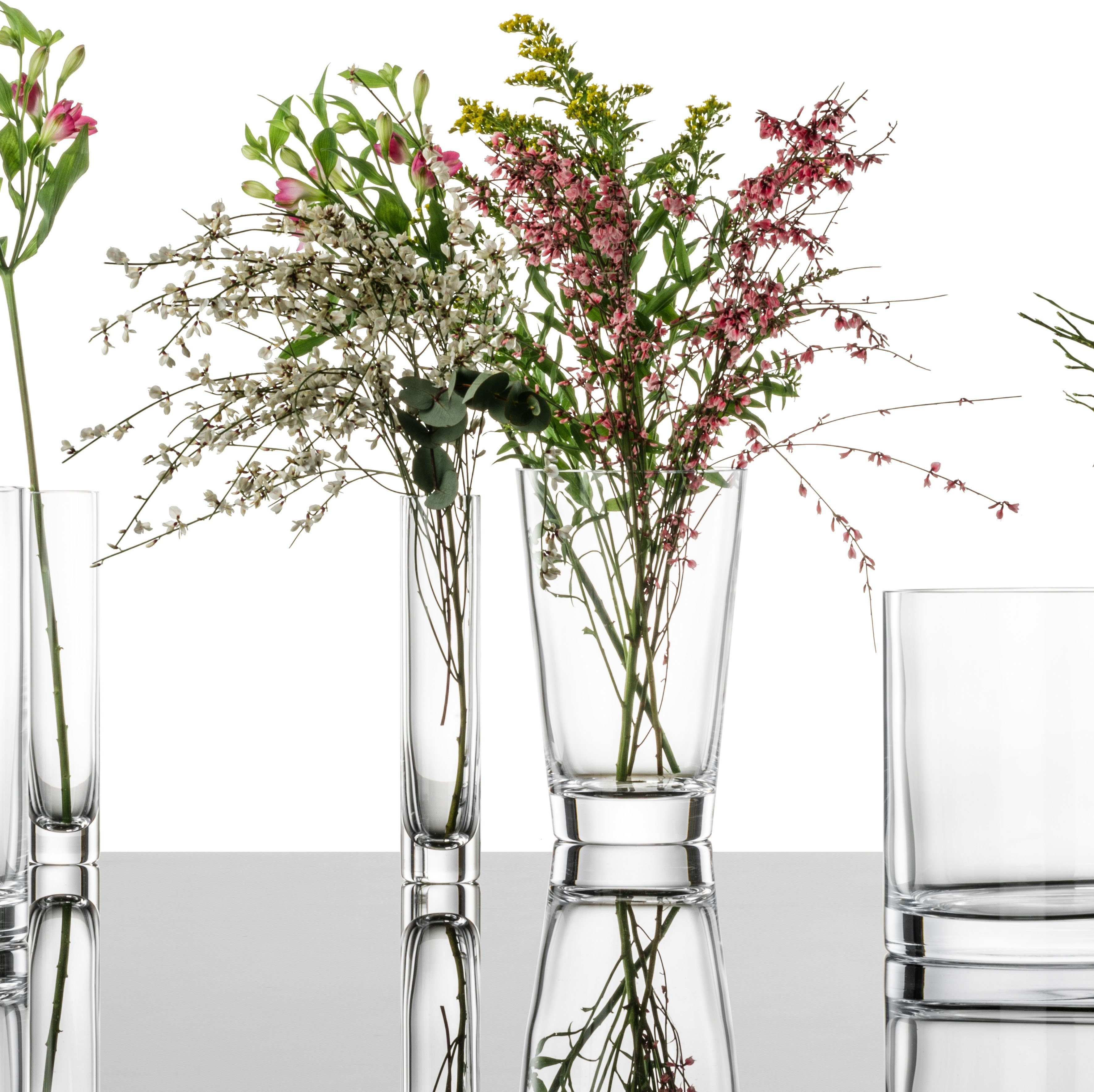 Eisch Germany Tischvase TONIO (1 St), mundgeblasen, Kristallglas, dickwandig, 25 cm