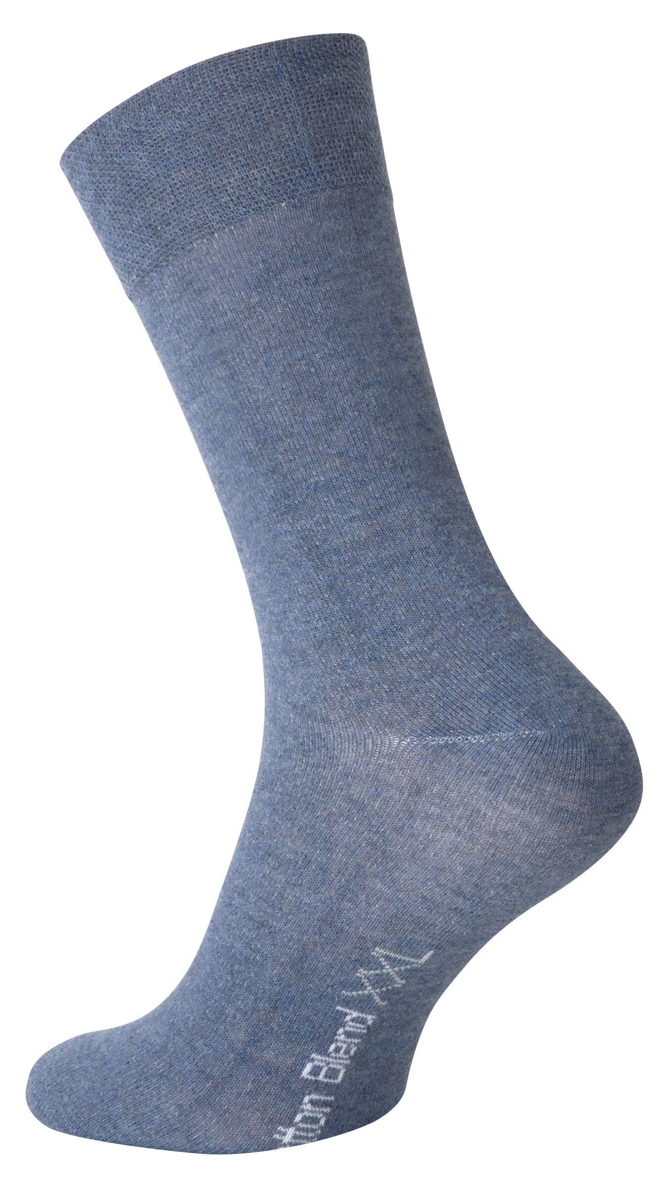 in Prime® (3-Paar) Übergröße Socken Baumwollqualität in Cotton 3 Paar, angenehmer
