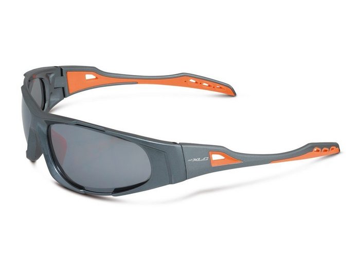 Fahrradbrille XLC Sonnenbrille Sulawesi' SG-C10 Rahmen grau/orange GlÃ¤ser verspiege