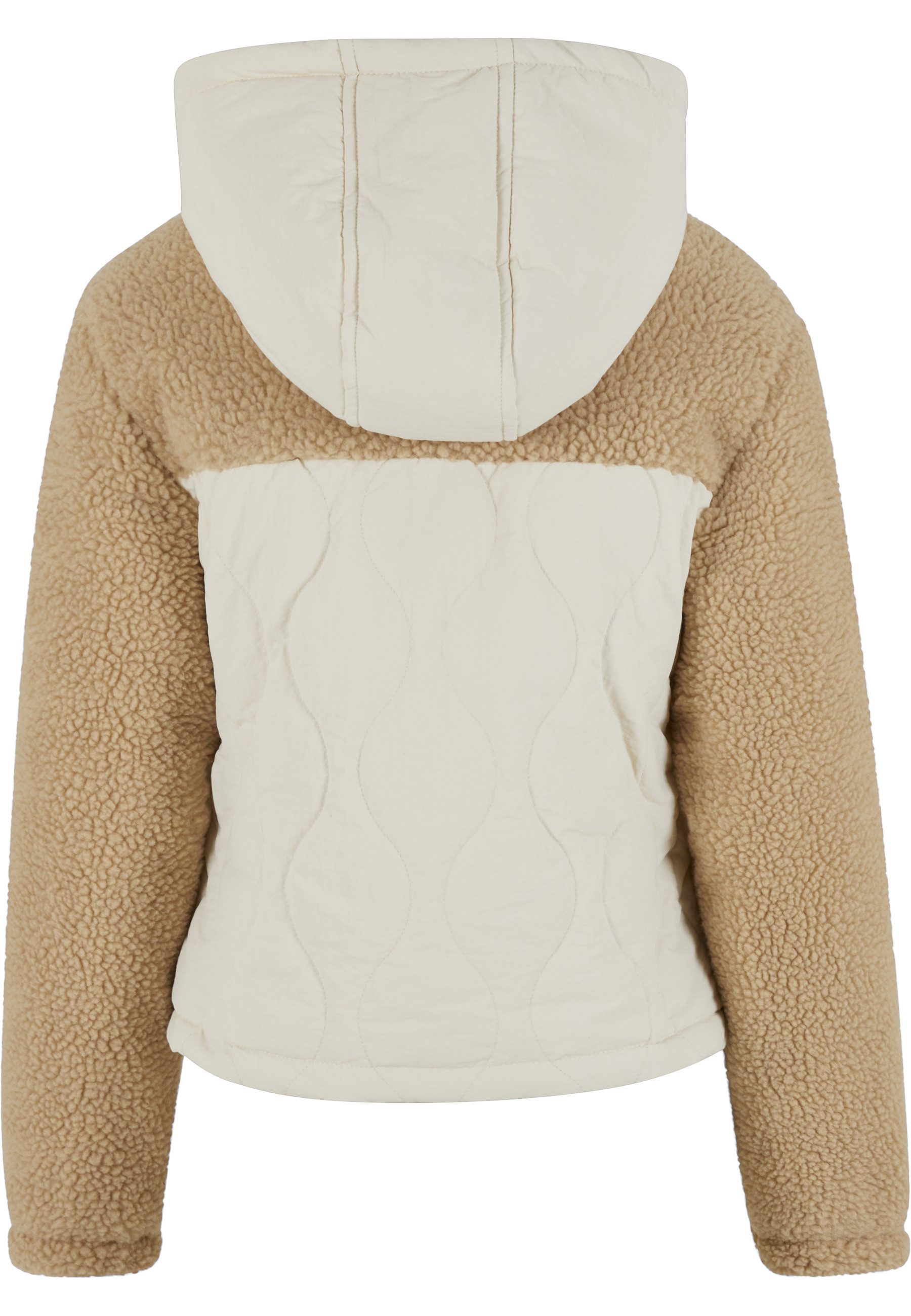 URBAN CLASSICS Langmantel Urban Classics Ladies Sherpa Crinkle Nylon Mix Jacket – Bild 2 von 5