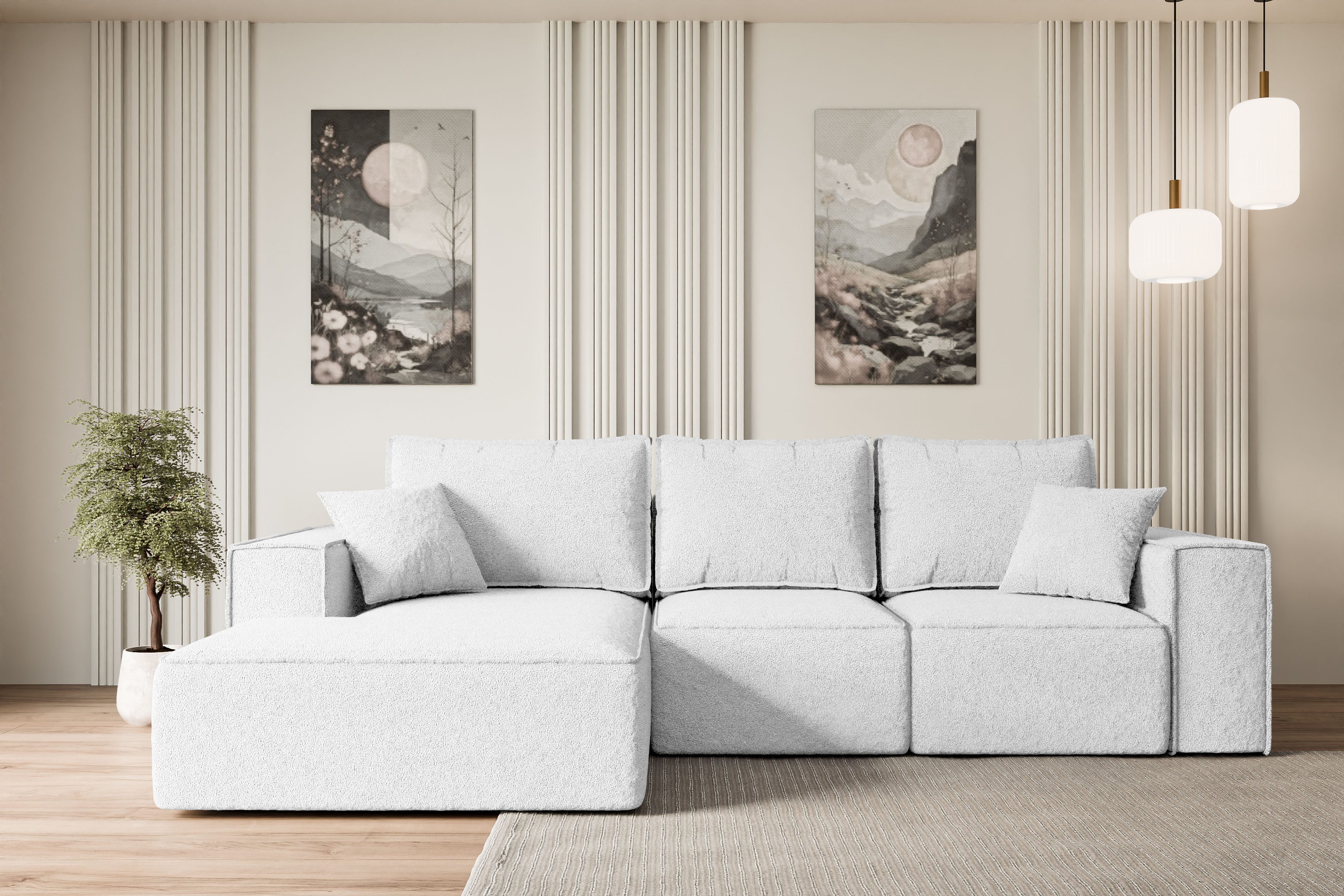 ALTDECOR Ecksofa SERRA-L-S, Couch mit Schlaffunktion, günstig online kaufen
