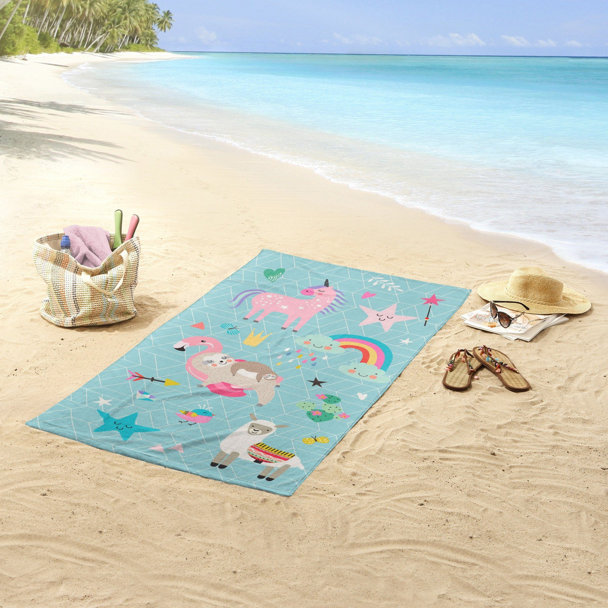 good morning Strandtuch Strandtuch "Moody", Polyester, günstig online kaufen