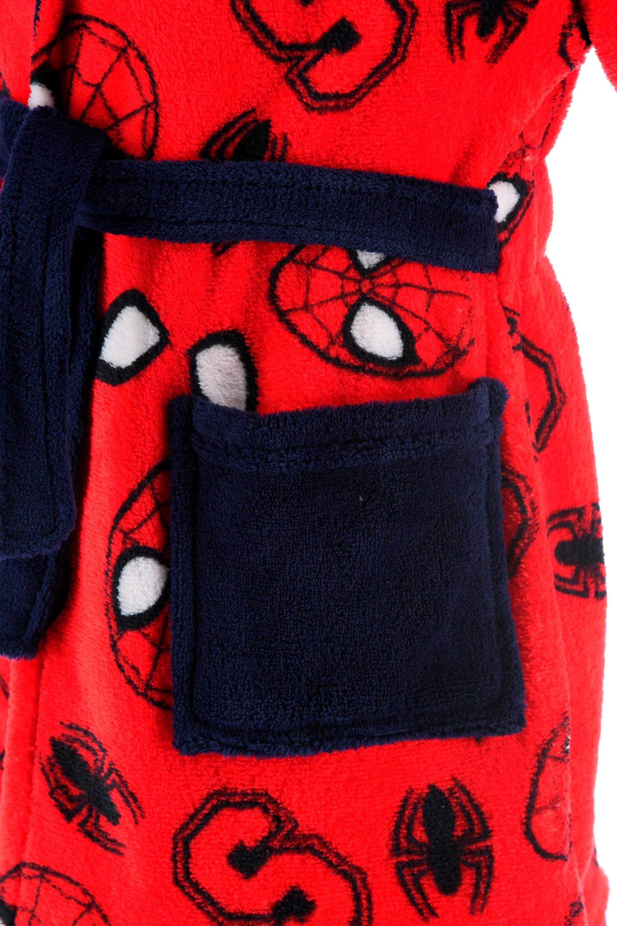 Spiderman Bademantel Spiderman Bademantel Kinder Jungen, Polyester, Kordel, Spiderman Kapuze