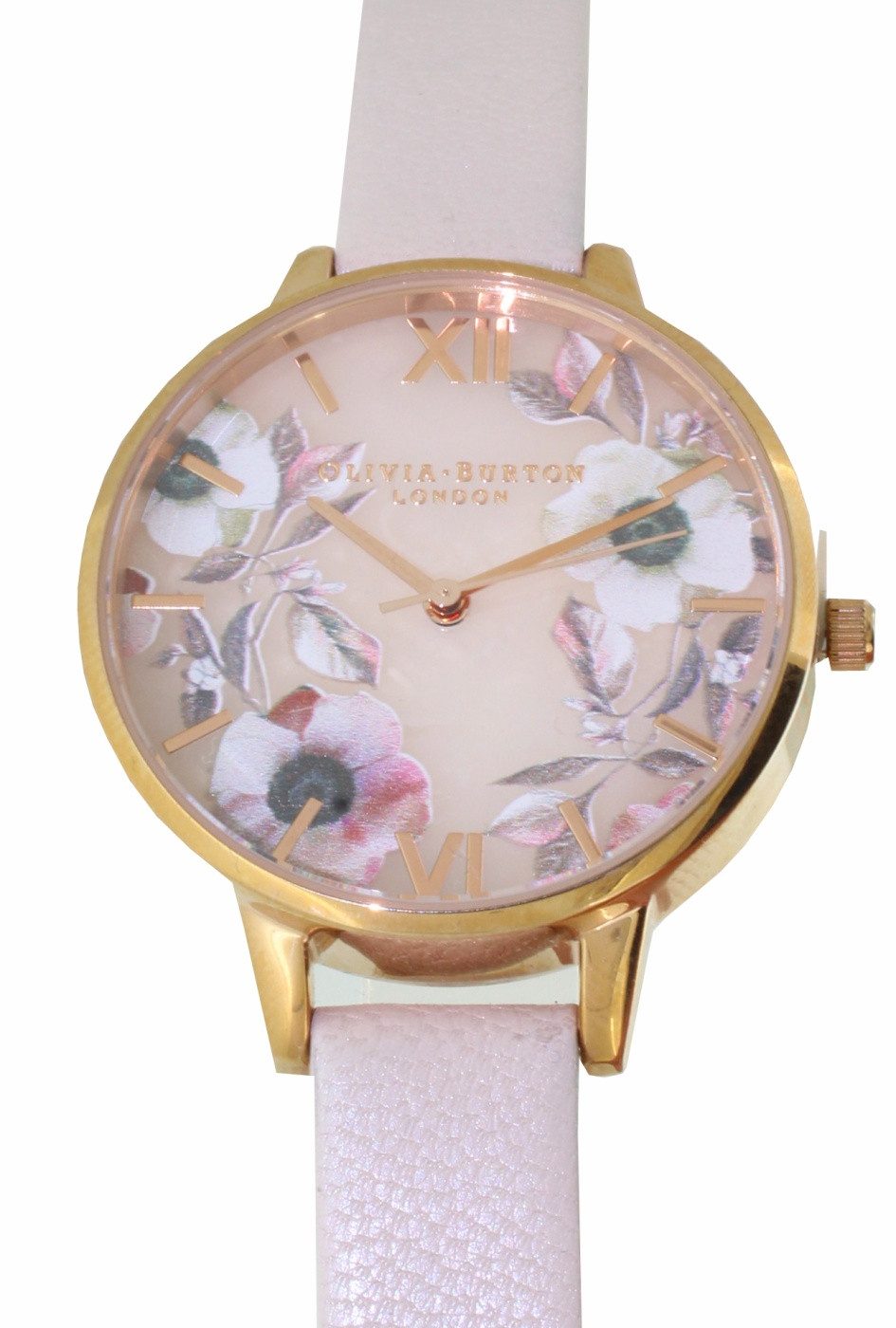 OLIVIA BURTON Quarzuhr OLIVIA BURTON Damen Quarz Uhr OB16SP14 Semi Precious Floral Damenuhr