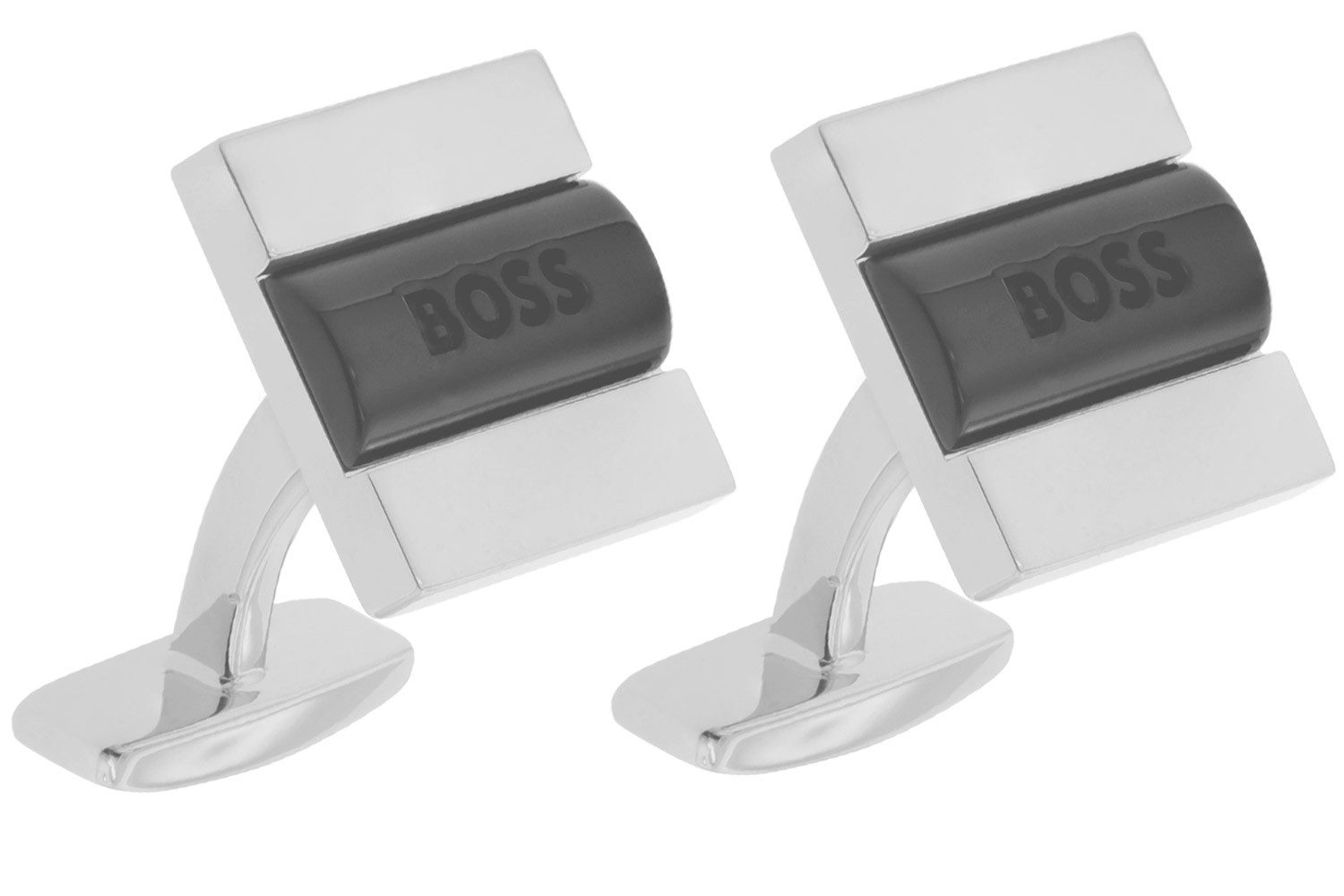 BOSS Manschettenknöpfe Geschenkset und Krawattennadel B-Padset