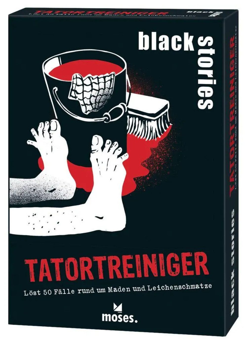 Spiel black stories Tatortreiniger