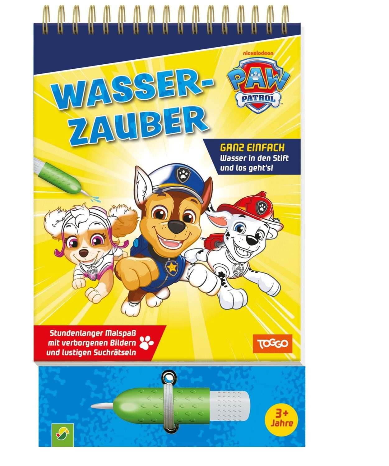 PAW Patrol Wasserzauber - Wassermalbuch ab 3 Jahre / Schwager & Steinlein Verlag