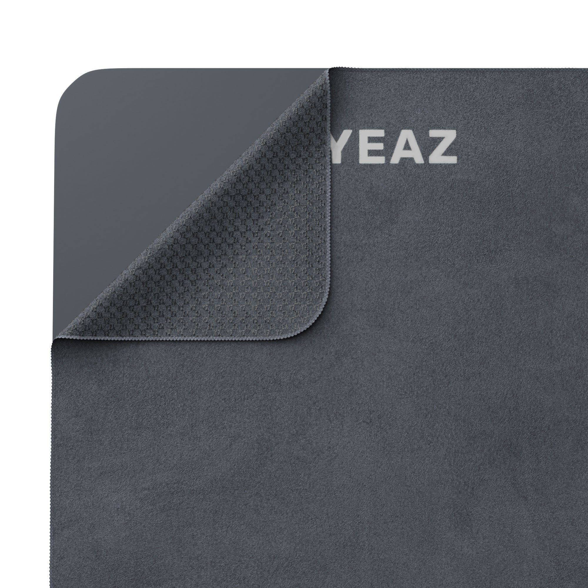 YEAZ Yogablock NEXT LEVEL set rutschfeste Oberfläche & Soft-Touch handtuch, yoga-blöcke - schwarz