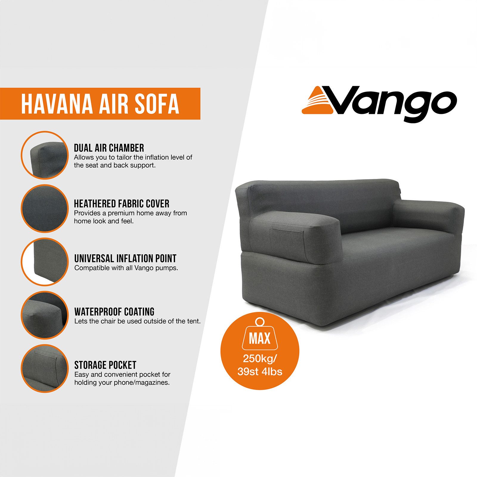 Vango Campingstuhl Camping Couch Havana Air günstig online kaufen