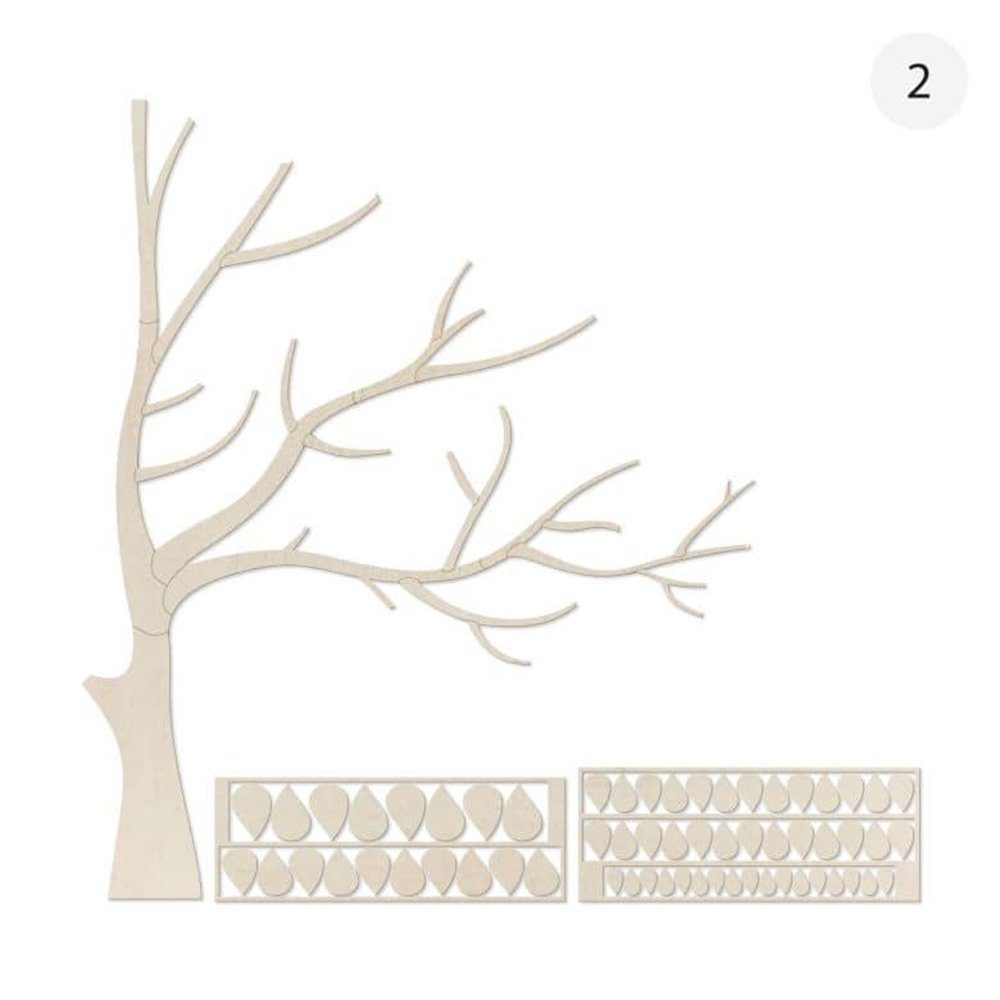 K&L Wall Art Holzbild Lebensbaum Kinderzimmer günstig online kaufen