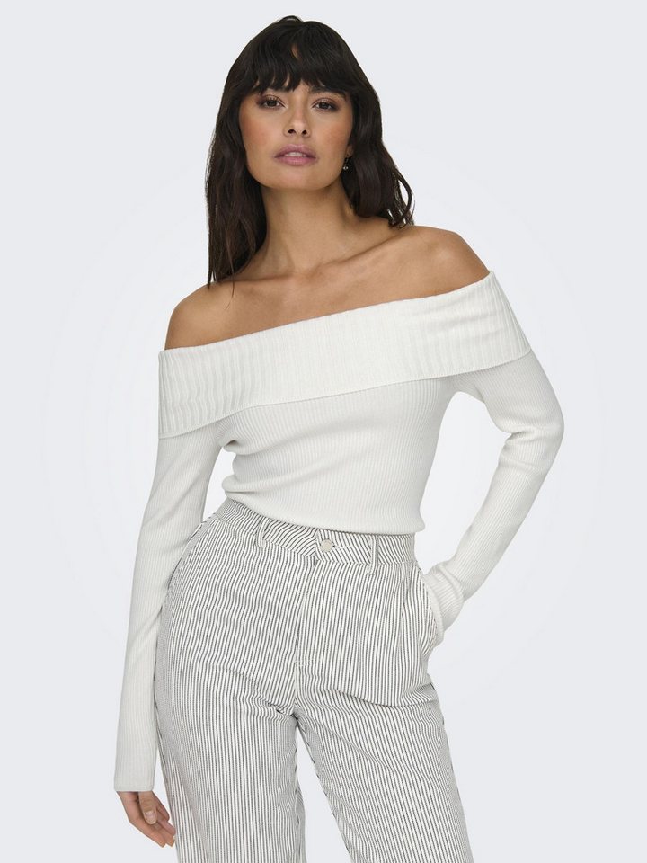 Only damen noos v neck off shoulder strickpullover Clearance