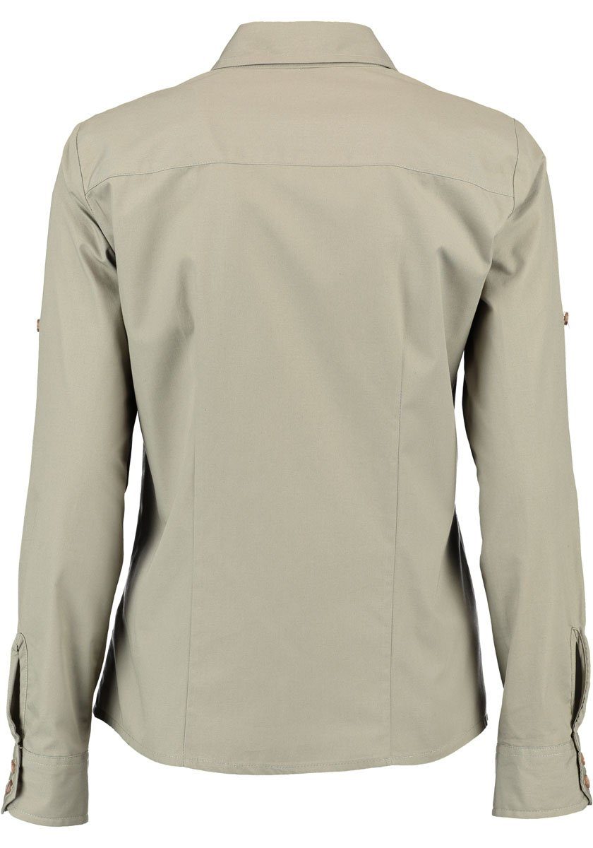 OS Trachten Outdoorbluse Osoty Damen Langarmbluse mit 2 Paspeltaschen mit L günstig online kaufen